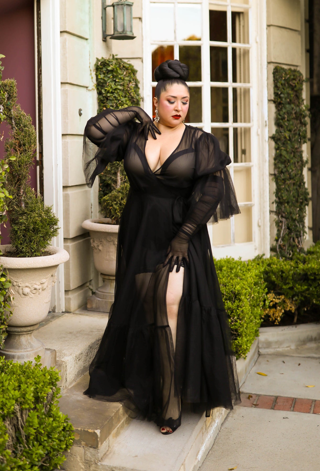 Timeless Temptress Tulle Robe Dress PREORDER – ElleRebel