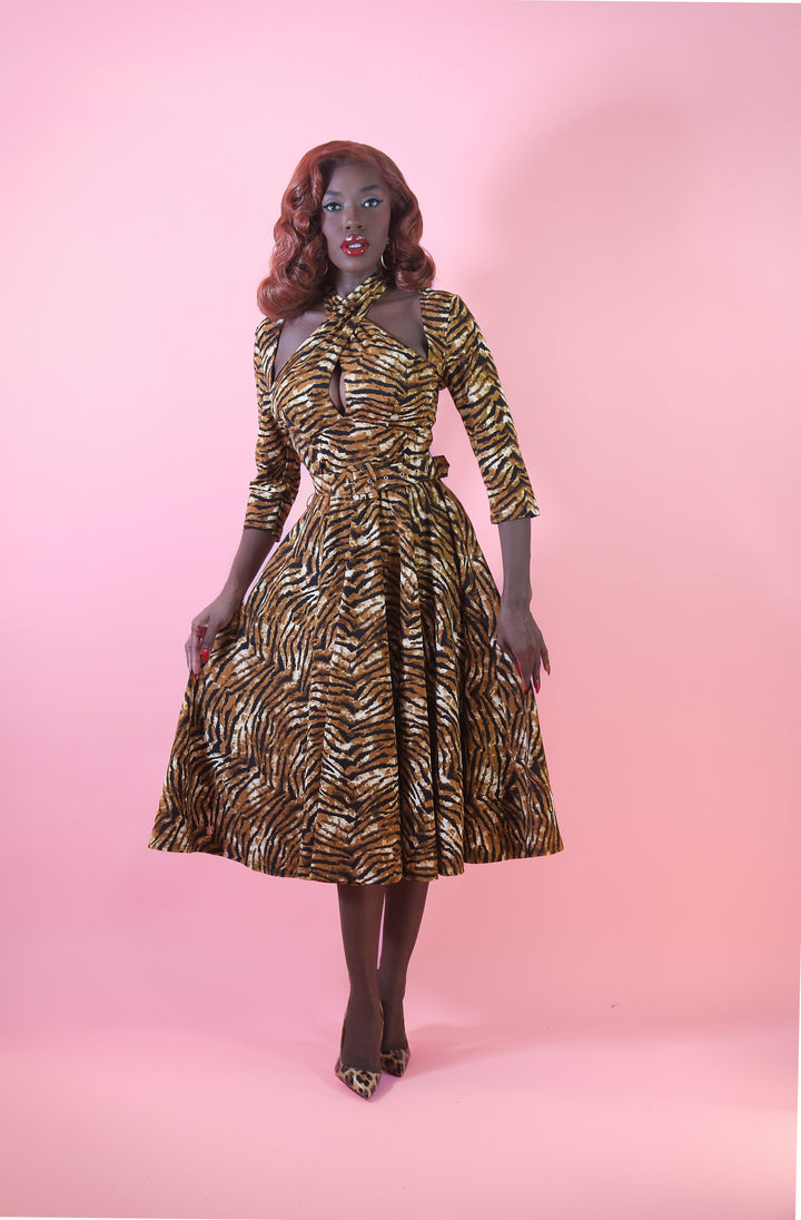 Fair Verona in Tiger Print 2X