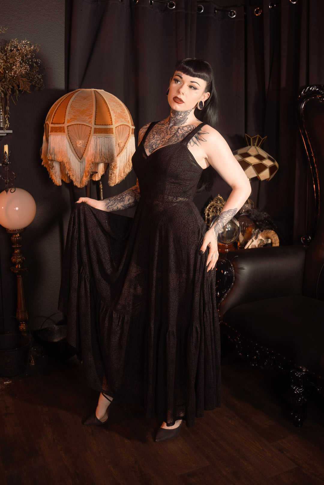 Spider's Silk Maxi Dress – ElleRebel
