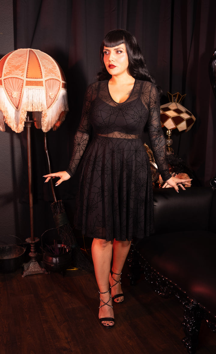 cobweb mesh dress Venus Mesh Heart Maxi Dress XS