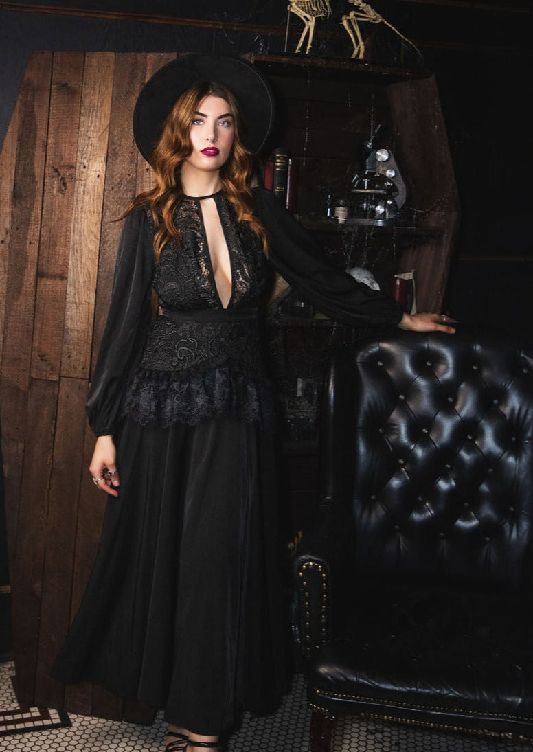 Lenore - Victorian Style Lace Maxi Dress Lenore - Victorian Style Lace Maxi Dress
