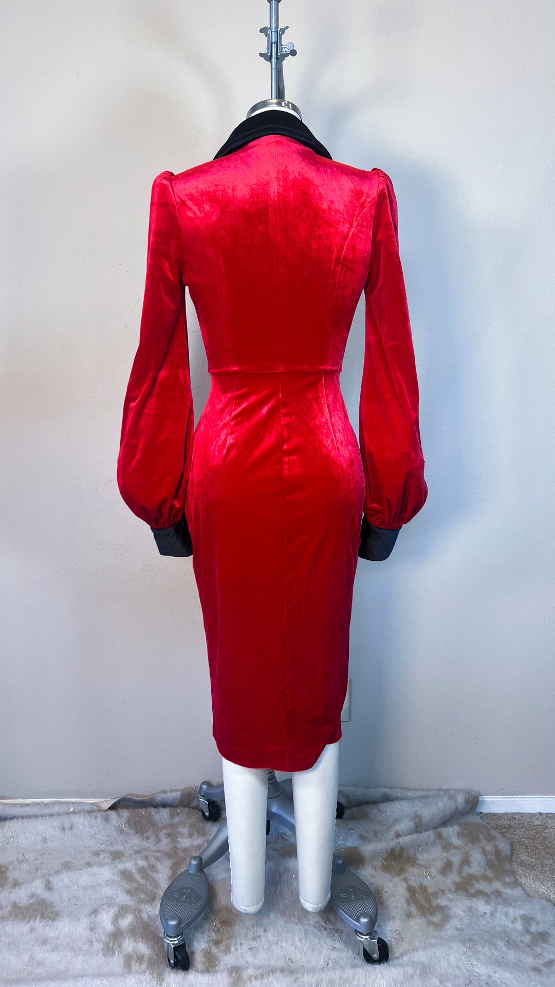 Sinatra Smoking Jacket Dress XS