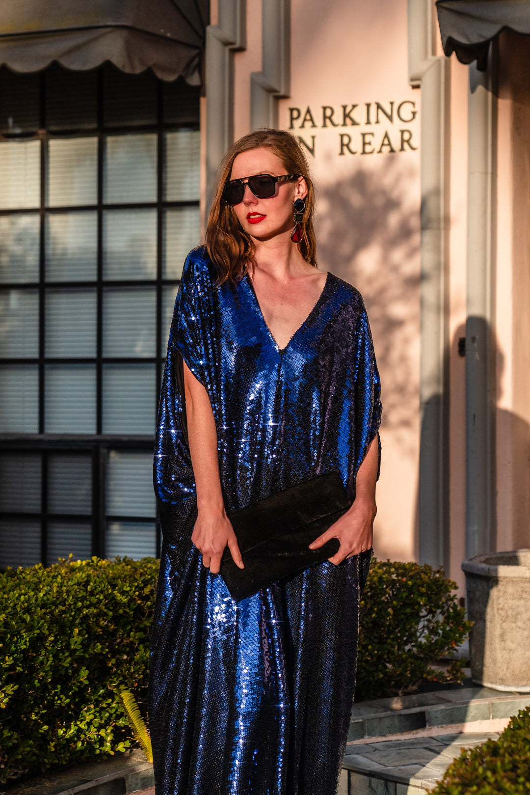 Night Sapphire Sequin Caftan Kaftan Dress ElleRebel Night Sapphire Sequin Caftan Kaftan Dress ElleRebel