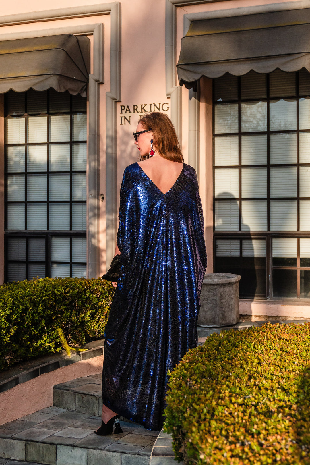 Night Sapphire Sequin Caftan Kaftan Dress – ElleRebel