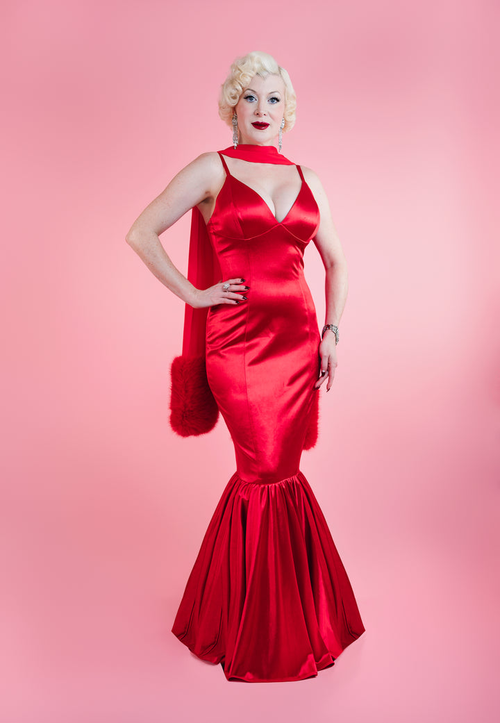 elle red dress Premiere Gown 3X