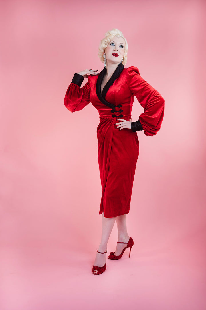 Sinatra Smoking Jacket Dress XS