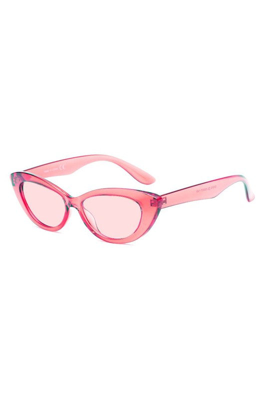 Women Sunglasses BARBIE Pink Princess Metal Cat Eye Oversized